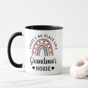 There's No Place Like Grandma's House Rainbow Mug