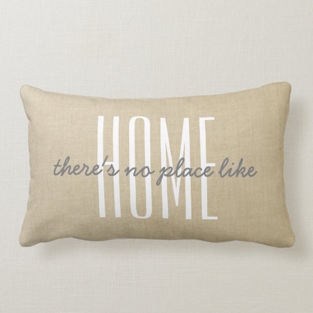 no place like home pillow