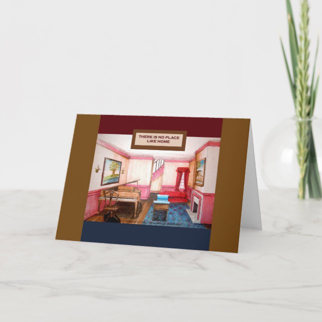 There's No Place Like Home card (Front)
