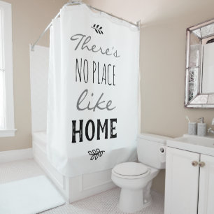 There's no place like home foliage shower curtain