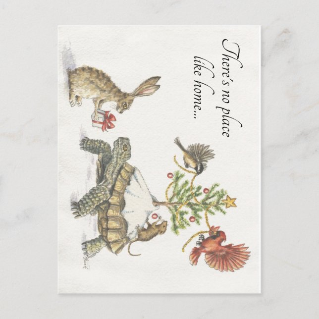 There's no place like home for the Holidays! Holiday Postcard (Front)