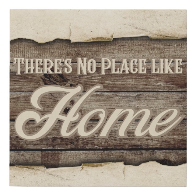 There's No Place Like Home Wall Art (Front)