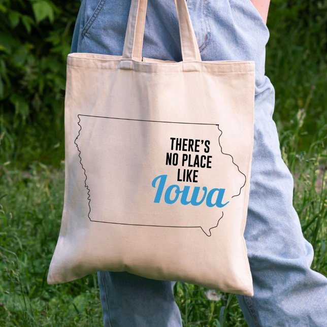There's No Place Like Iowa, Tote Bag, Mom Gift (Creator Uploaded)