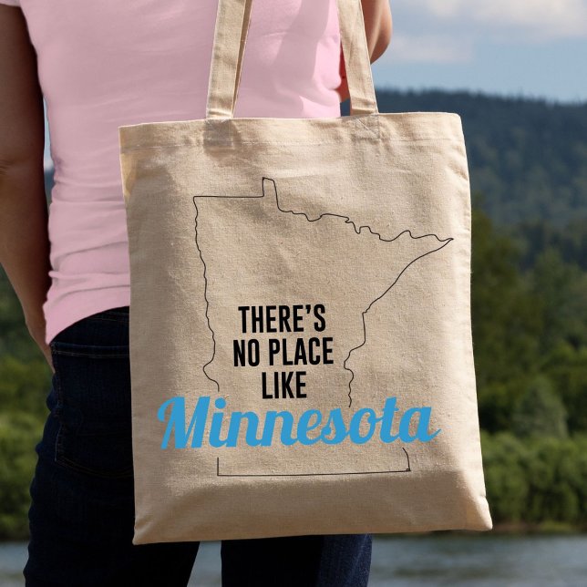 There's No Place Like Minnesota Tote Bag, Mom Gift (Creator Uploaded)