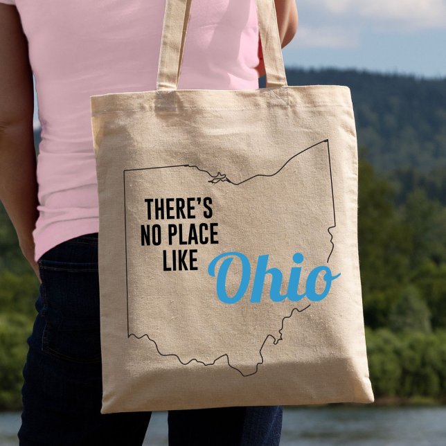 There's No Place Like Ohio, Tote Bag, Mom Gift (Creator Uploaded)