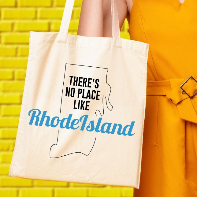 There's No Place Like Rhode Island Tote Bag (Creator Uploaded)