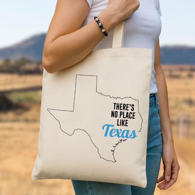 There's No Place Like Texas Tote Bag, Mom Gift Bag (Creator Uploaded)