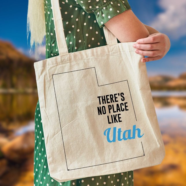 There's No Place Like Utah, Tote Bag, Mom Gift (Creator Uploaded)