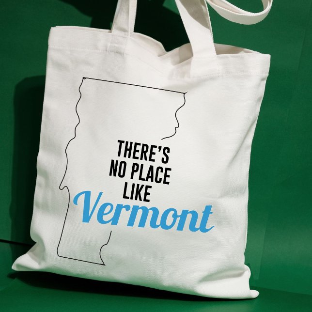 There's No Place Like Vermont, Tote Bag, Mom Gift Bag (Creator Uploaded)