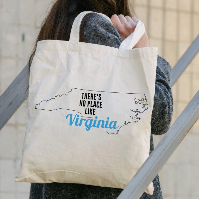 There's No Place Like Virginia, Tote Bag, Mom Gift (Creator Uploaded)