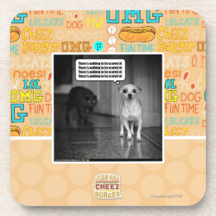There's nothing to be scared of drink coaster