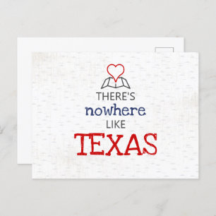 There's Nowhere Like Texas Postcard