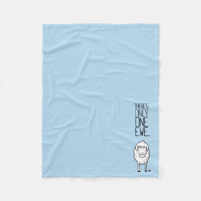 There's Only One Ewe™ Fleece Blanket (Front)