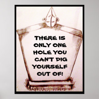 THERE'S ONLY ONE THING YOU CAN'T DO POSTER