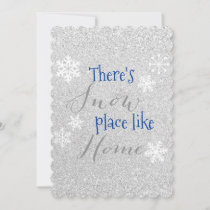 There's SNOW Place Like Home Winter Snowflake Card