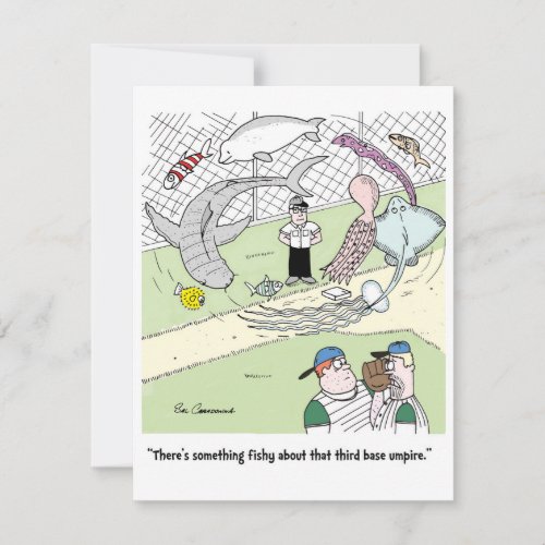 Theres Something Fishy Holiday Card