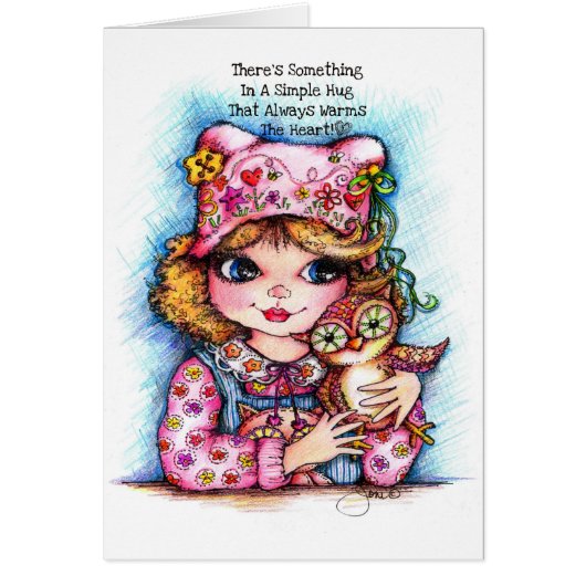 There's Something In A Simple Hug... (Front)