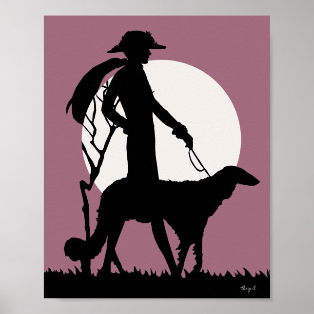 Theresa in Rose Poster (Front)