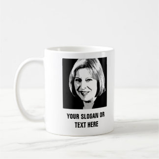 Theresa May Face Icon - Coffee Mug