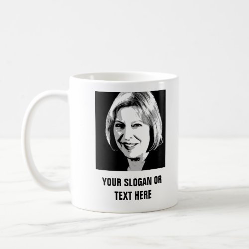 Theresa May Face Icon _ Coffee Mug