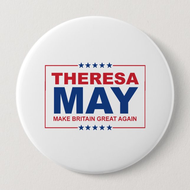 Theresa May - Make Britain Great Again - -  Pinback Button (Front)