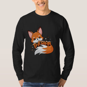 Therian Fox Furry Tail Proud Fox Kawaii Alter Kin  T-Shirt