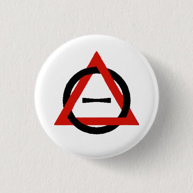 Therian Symbol Pinback Button (Front)