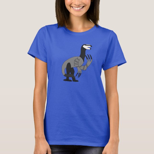 Therizinosaurus Dino Art Adult  T-Shirt (Front)