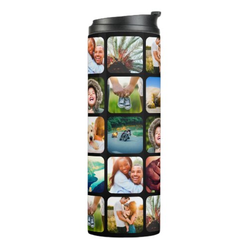Thermal Bottle 10 Photo Rounded Template