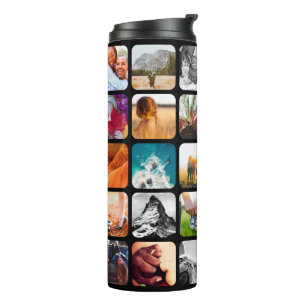 Thermal Bottle 30 Photo Rounded Template