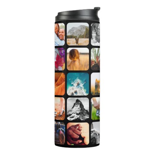 Thermal Bottle 30 Photo Rounded Template