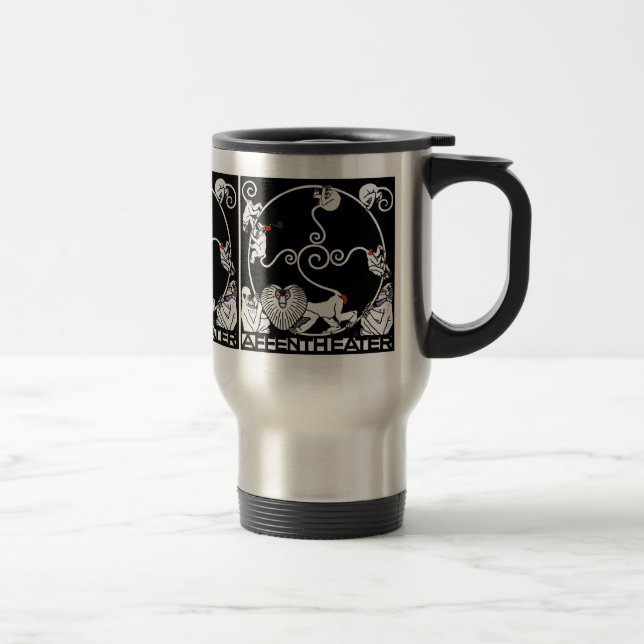 Thermal Mug - Jugendstil - Affentheater (Right)