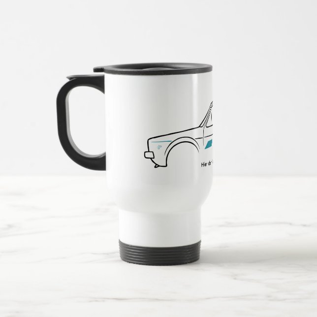 Thermal Mug | Mug | Youngtimer | RetroCar | 90s (Left)