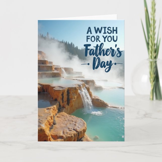 Thermal Pool Fathers Day Card (Front)