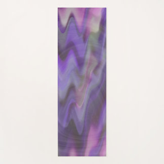 Thermal Purple Waves Yoga Mat