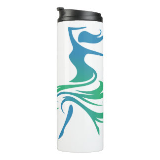 Thermal Travel mug with a vibrant dancer