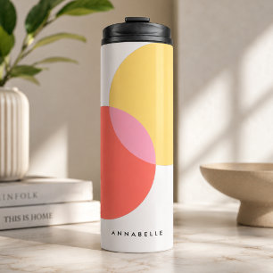 Thermal Tumbler Abstract Art Cup 16oz Travel Mug