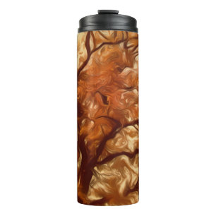 Thermal Tumbler Autumn Massive Tree Yellow