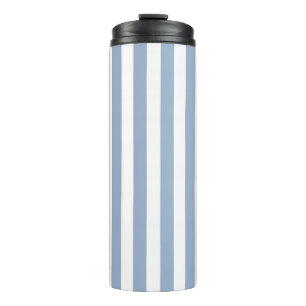 Thermal Tumbler Baby Blue & White Stripe