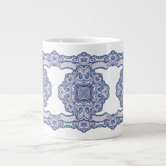 Thermal Tumbler blue China inspired Giant Coffee Mug