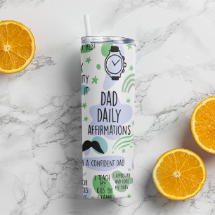 Thermal Tumbler Dad's Daily Affirmation Gift
