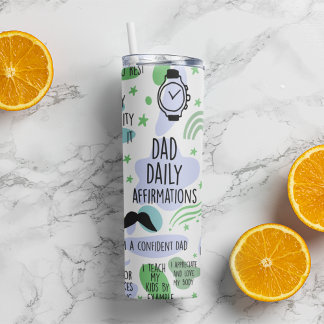 Thermal Tumbler Dad's Daily Affirmation Gift