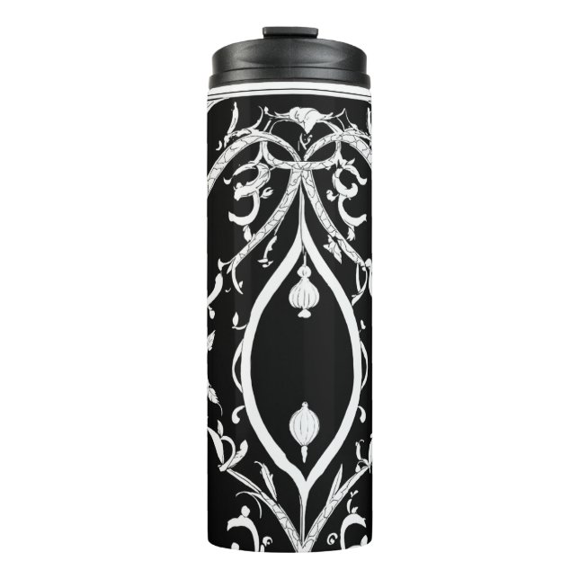 Thermal tumbler: Elegant gothing trace Thermal Tumbler (Front)
