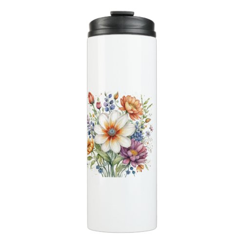 Thermal Tumbler Floral design 