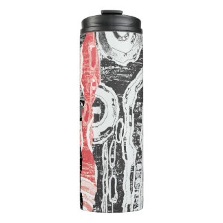 Thermal Tumbler – Friction Lands Abstract Design
