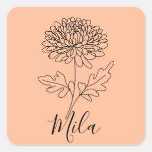 Thermal Tumbler Square Sticker