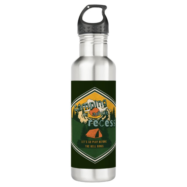 Thermal Tumbler Stainless Steel Water Bottle (Front)