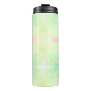 Thermal tumbler with a black lid