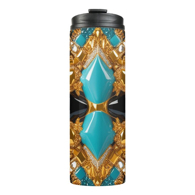 Thermal Tumbler with Bahamas Colors (Front)