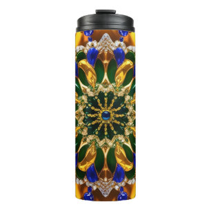 Thermal Tumbler with Brazil Colors